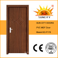 Latest Design Solid PVC Wooden Doors (SC-P176)